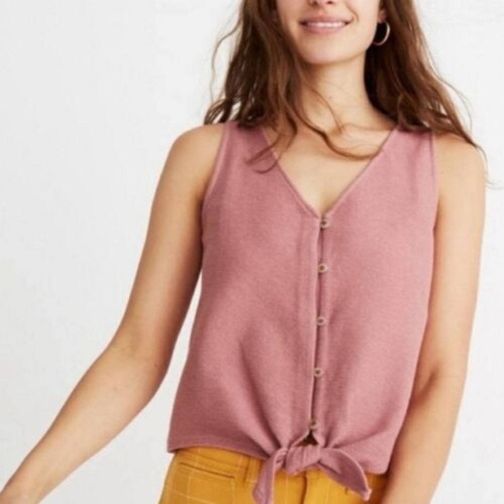 Madewell.  Texture & Thread V-Neck Tank